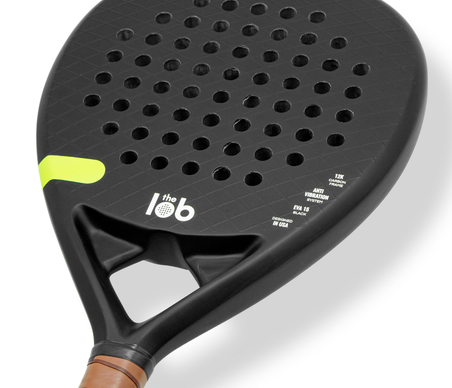 The Lob Padel 12K CARBON FIBER - BLACK