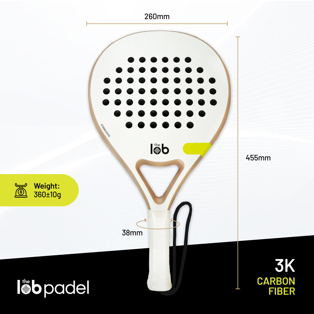 The Lob Padel 3K CARBON FIBER - SAND