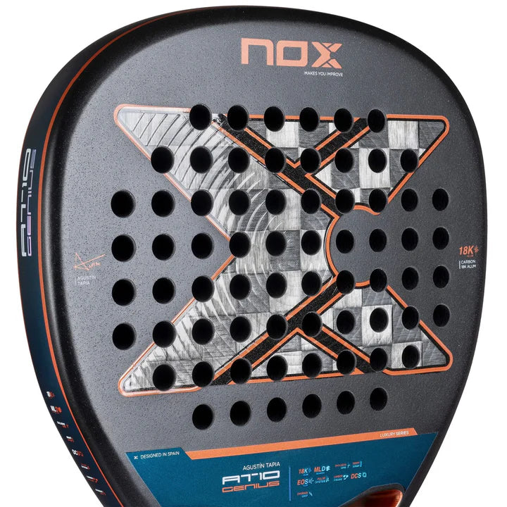 NOX AT10 Luxury GENIUS ATTACK 18K Padel Racket