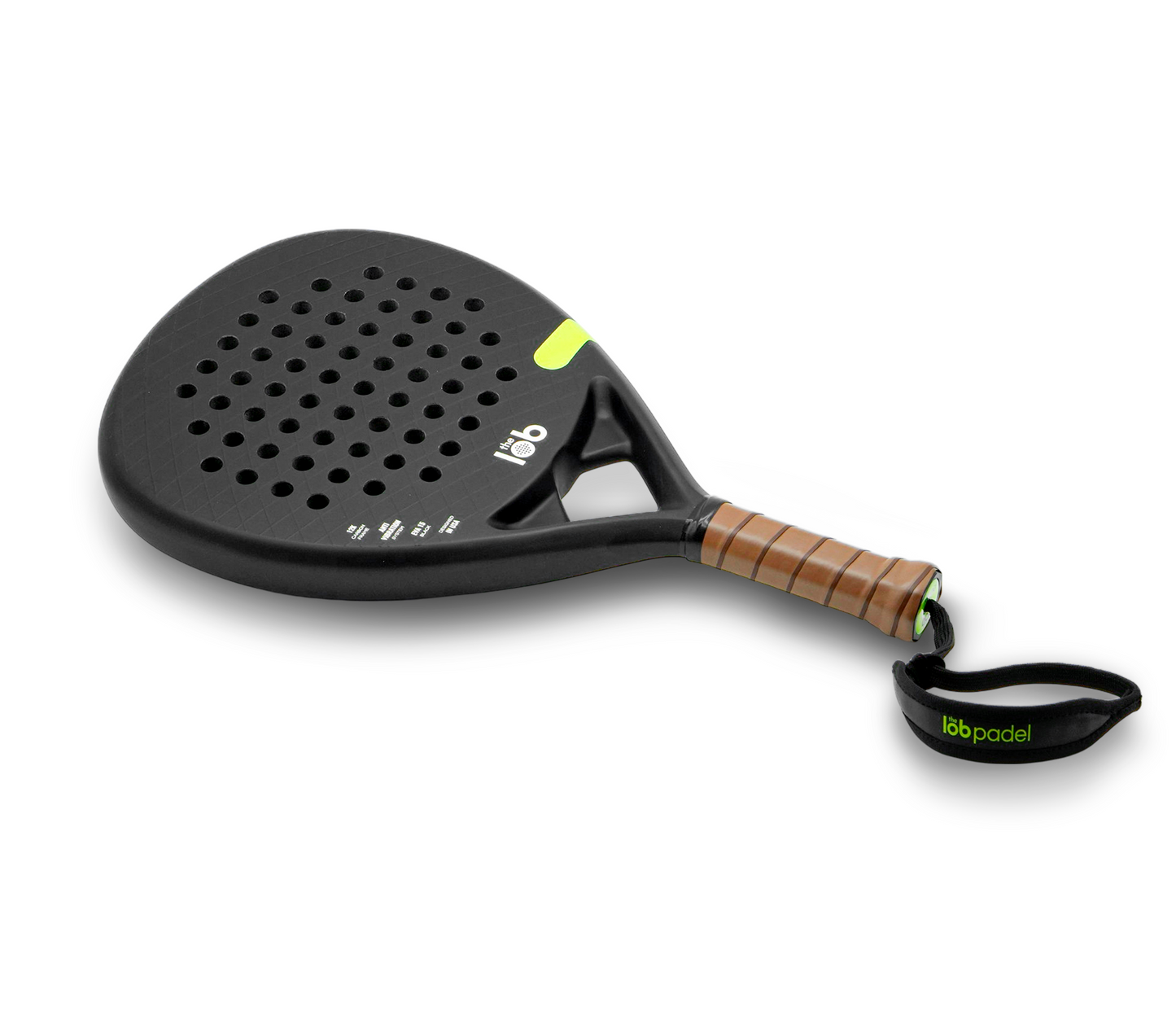 The Lob Padel 12K CARBON FIBER - BLACK