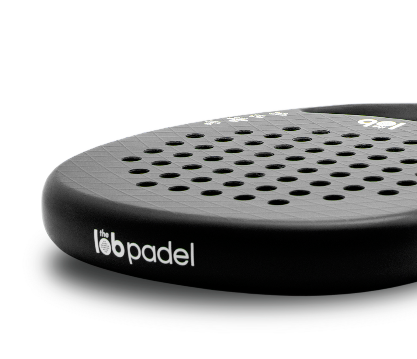 The Lob Padel 12K CARBON FIBER - BLACK
